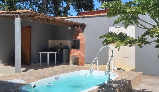 House with pool, barbecue, WiFi, 24-hour security.!
