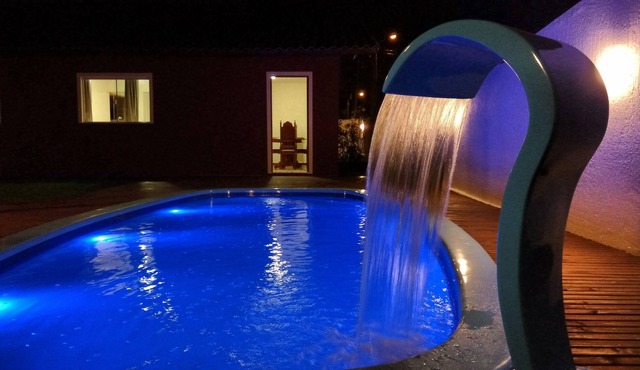 house with swimming pool, internet wi-fi, air conditioning near the south beaches of the island