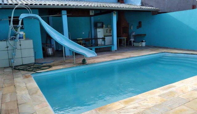 HOUSE WITH SWIMMING POOL AND BARBECUE IN ITANHAEM