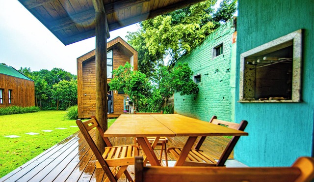 IbiraCottage Casa Verde em frente a Lagoa RS5981