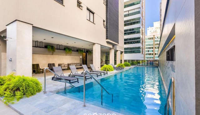 IFT - Ed. Infinity Tower Flat 350m from Meia Praia