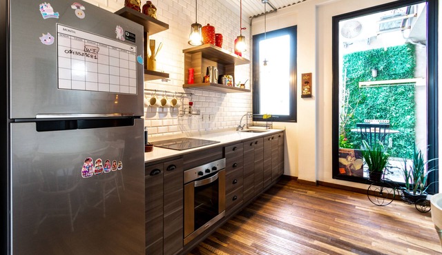 Industrial Style 1 BR Premium Apt San Telmo nTourist Safe Area-24X7 Front Desk