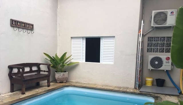 Itaguá with pool for up to 7 people