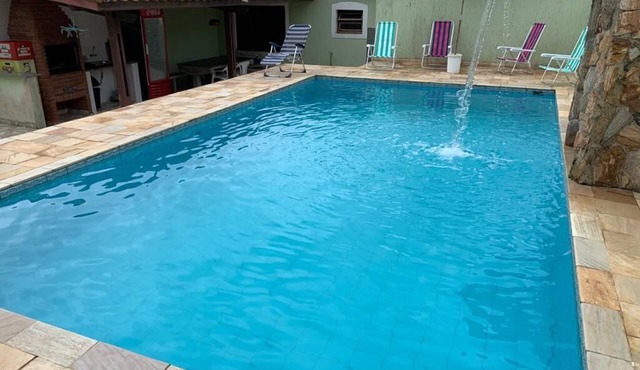 Itanhaém house 200 meters from the beach with pool