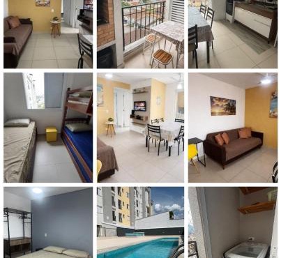 Jathy - centro, Varanda Gourmet, ar condicionado, Piscina e Wi-Fi