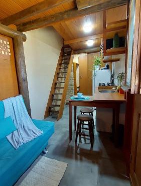 Kitnet Pi · Tiny House Completa | 2min. a pé da praia| Ar Cond