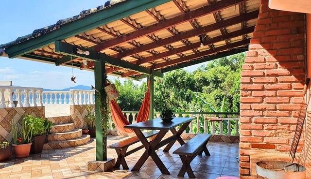 La Terraza - Linda Casa Frente-Mar - 2 Suítes - Praia Semi-Privativa a 1min
