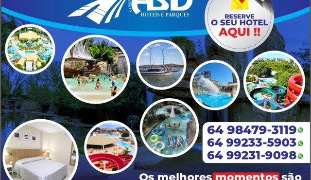 LACQUA DIROMA Hotéis e Parques, diversão 24h, incluido um dia na Lagoa Quente