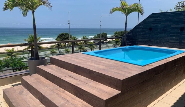 LB - RJ05 Coverage 04 Suites in Front of Praia do Pepê Aluguel of Season