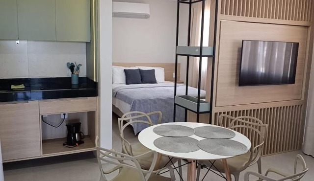 Loft 17 Mar Azul Praia dos Anjos com vista