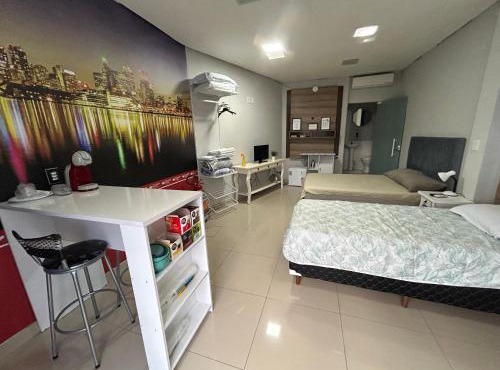 Loft confortável com Self Cheking