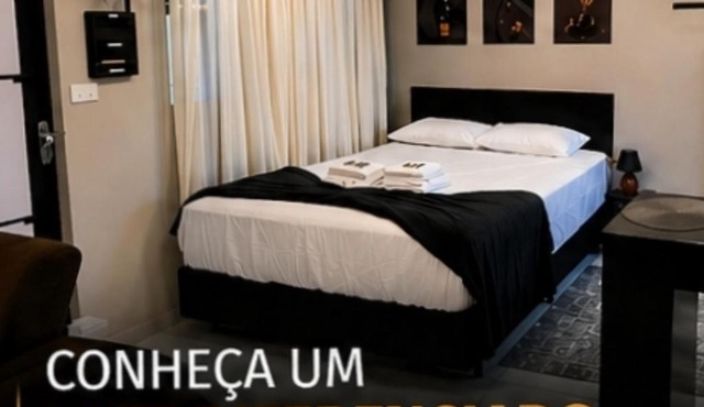 Loft moderno com ar-condicionado 1km da rodoviária