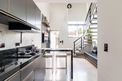 Loft Peruíbe estilo hotel-conforto a 3min da praia