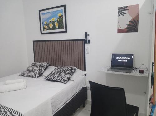 Loft01 com garagem, Wi-fi, 25 min de Aparecida