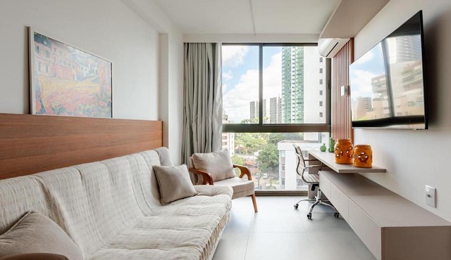 Luxo e Conforto no Coração de Casa Forte Flat 508