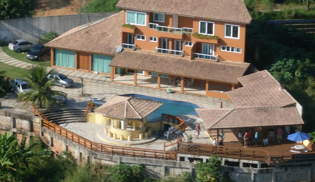 Luxury beach house, facing the lagoon and overlooking the sea.