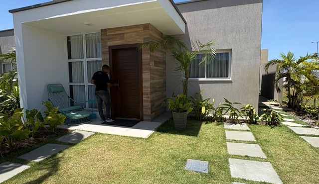 Luxury chalet in a gated community, next to the sea and close to the city center of Aracaju.
