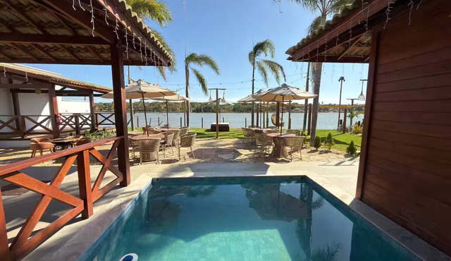Luxury Chalet Facing the Lagoon with Private Pool
