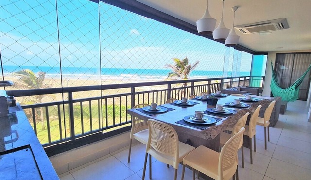 Mandara Lanai Completo Frente Mar Com Vista Incrível (3 suítes, 142m)