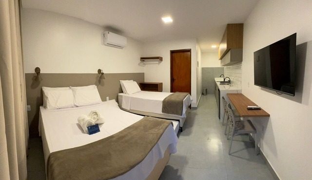 Mar de Maragogi Flats- Peroba 02, 400 meters from the beach. Ideal for holidays and leisure