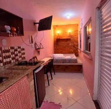 Mini casa pé na areia