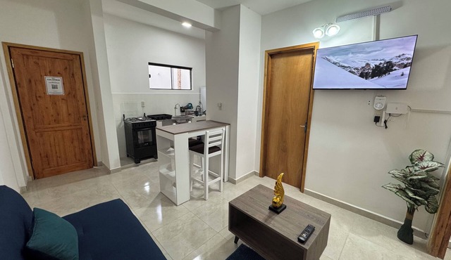 Modern apartment in excellent location, close to shopping malls and stores.