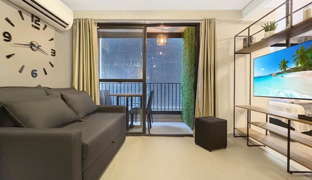 Modern Kitchen Balcony Studio Air conditioning