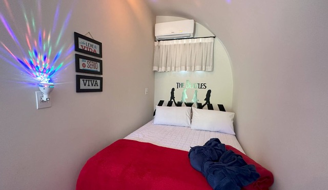 music themed hut