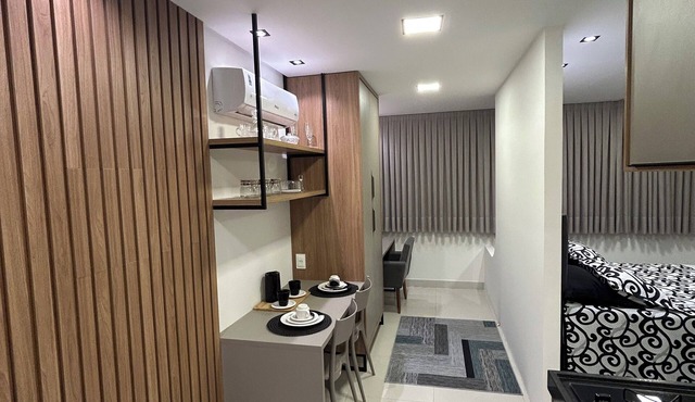 New building flat with full leisure area, 30 m2 furnished. Excellent location