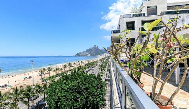 Nice oceanfront penthouse in Ipanema - Ipa014