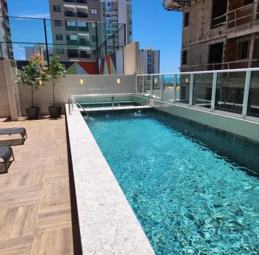 No mar em 2 minutos Apartamento Completo Novo