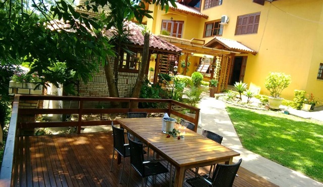 PALM TREES HOUSE with KIOSK + DECK (SERRA GAÚCHA)