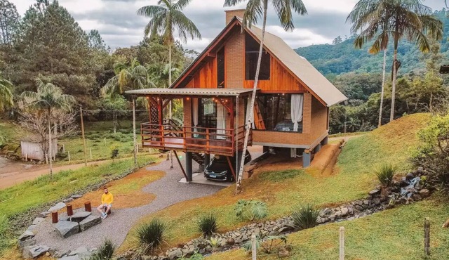 Palmen Haus chalet with hot tub