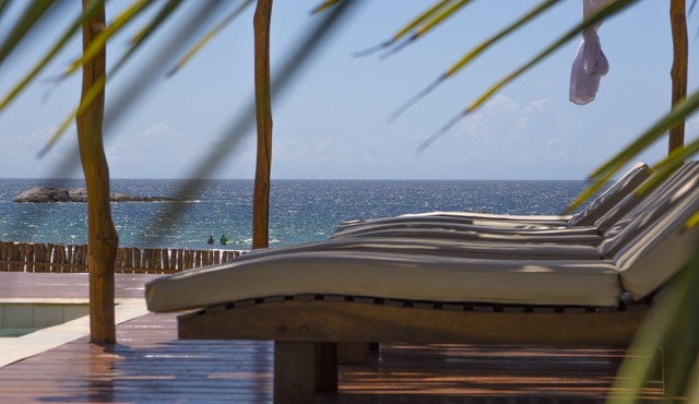 Paradise villas for Kitesurfers and family with pool & bar/restaurant!