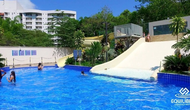 Park Veredas Flat - Equilíbrio Reservas, 10 min from Hot Park,