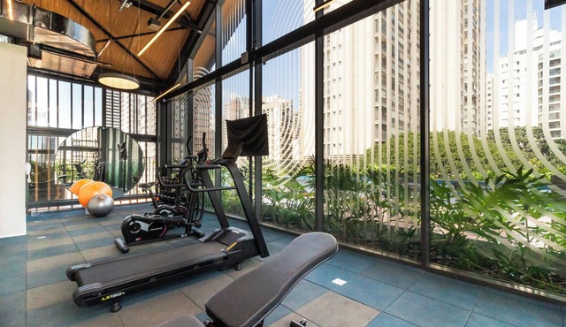 Perdizes Apartment with air conditioning, pool and gym nearby. Allianz