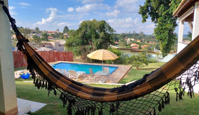 Piscina Climatizada - Chácara em Condominio