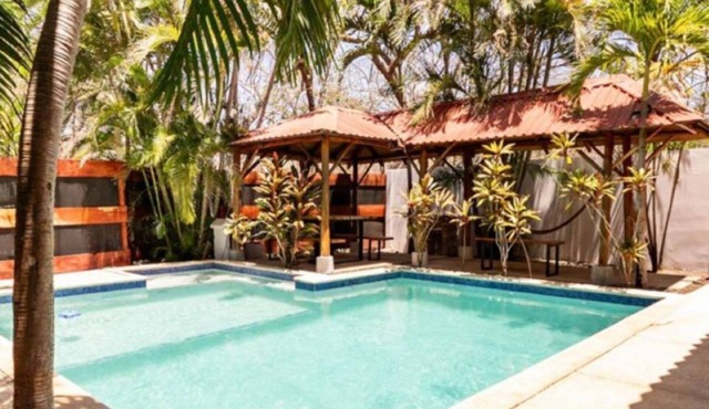 Playa Avellanas beach house surrounded by nature w/indoor pool. Pet friendly.