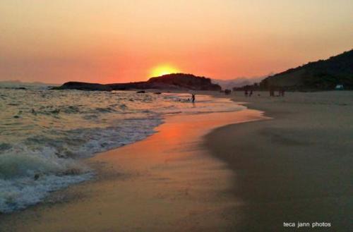 Pousada por do sol