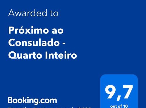 Próximo ao Consulado - Quarto Inteiro