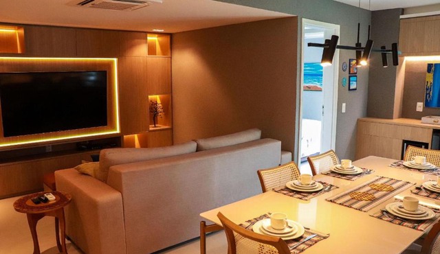 Qavi - Flat na Beira Mar Cotovelo #IMB355