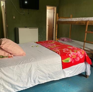 Quarto simples no centro