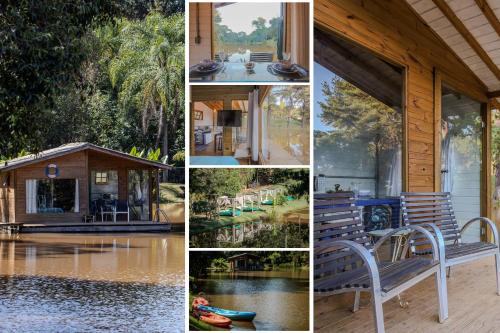 Quinta do Vale: Casa flutuante, 90km de SP - Lago, cascata, piscina, tranquilidade