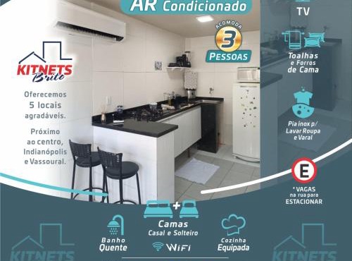 Quitinete com AR próximo à Sulanca e Assaí