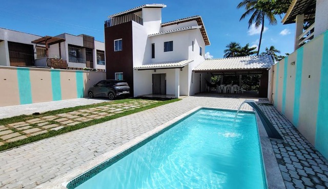 Refúgio Guarajuba, 50m da Praia, Piscina, Recarga EV, área gourmet, churrasqueira