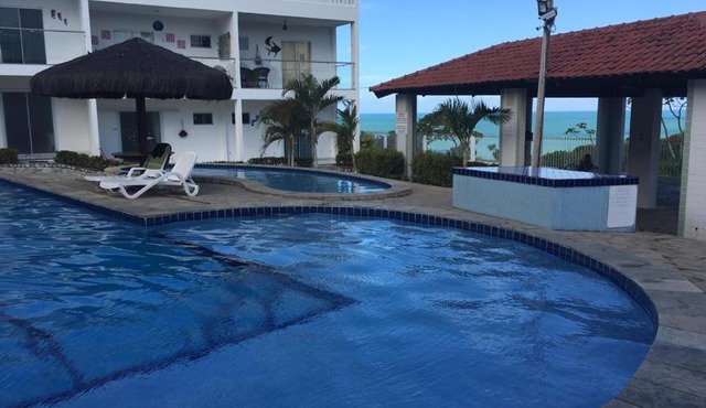 Residencial Granito e Jasmim Flat em Jacumã vista para o Mar