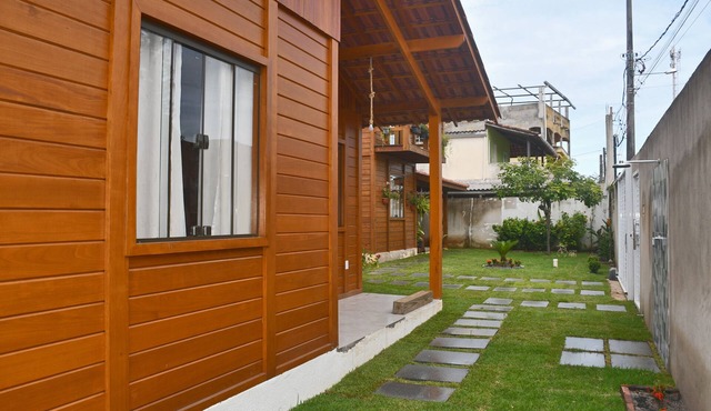 Romantic chalet on the beach of Itaoca (ES), 600 meters from the sea! Pets free!