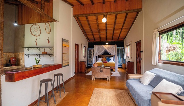 Romantic chalet with double bathtub in Brumadinho 30 minutes from BH. Pet friendly
