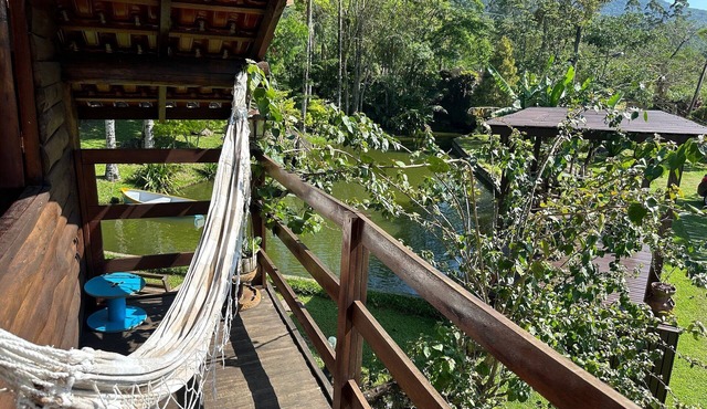 Sítio Morada do Pai: Piscina e Descanso