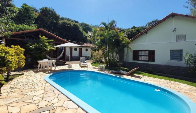 Sítio Nosso Aconchego, com Piscina, Área Gourmet e Internet